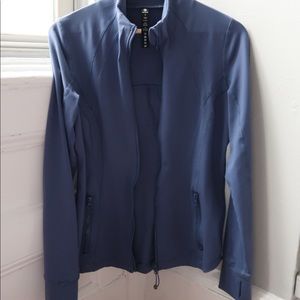 Blue 90-degree Zip-up